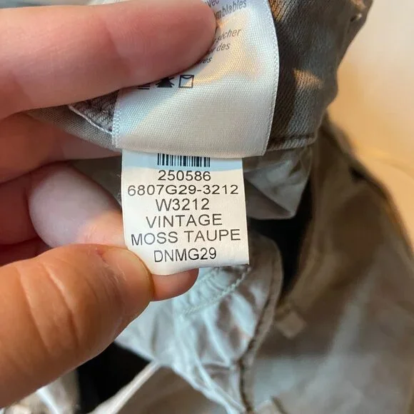 Paige Women 34 Carly Wide Leg Pant Khaki Ankle Moss Taupe Tie Waist High Waist - Picture 8 of 12